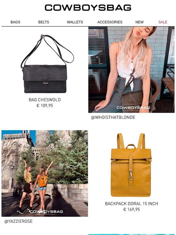 Our bags: Spotted on Instagram!