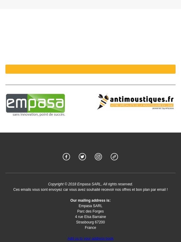 🍃 L'offre de l'automne sur Antimoustiques 🍂