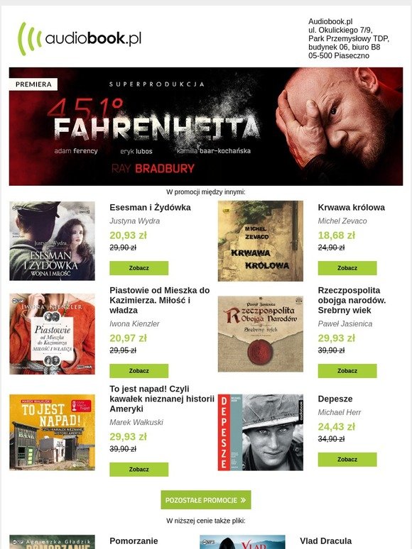 Premiera superprodukcji | Powieści historyczne nawet 35% taniej!