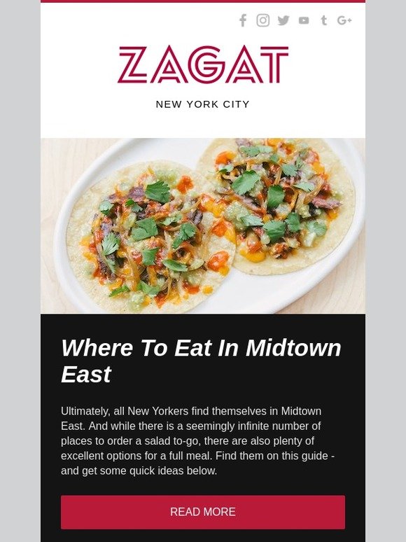 Zagat The Best Restaurants In Midtown East Milled