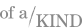 of a/kind
