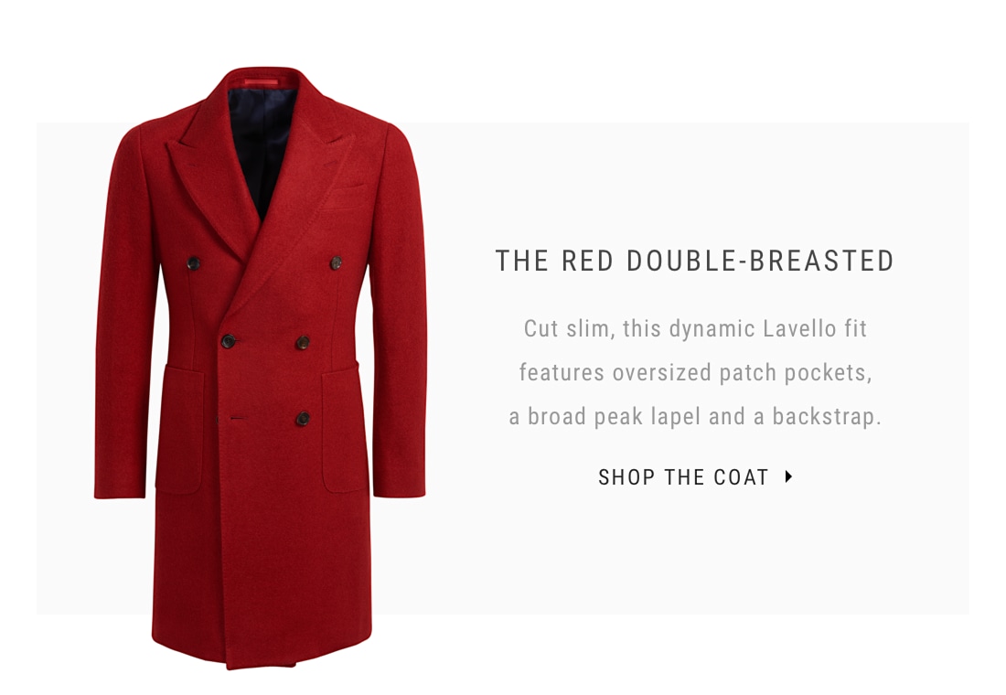 suitsupply red coat