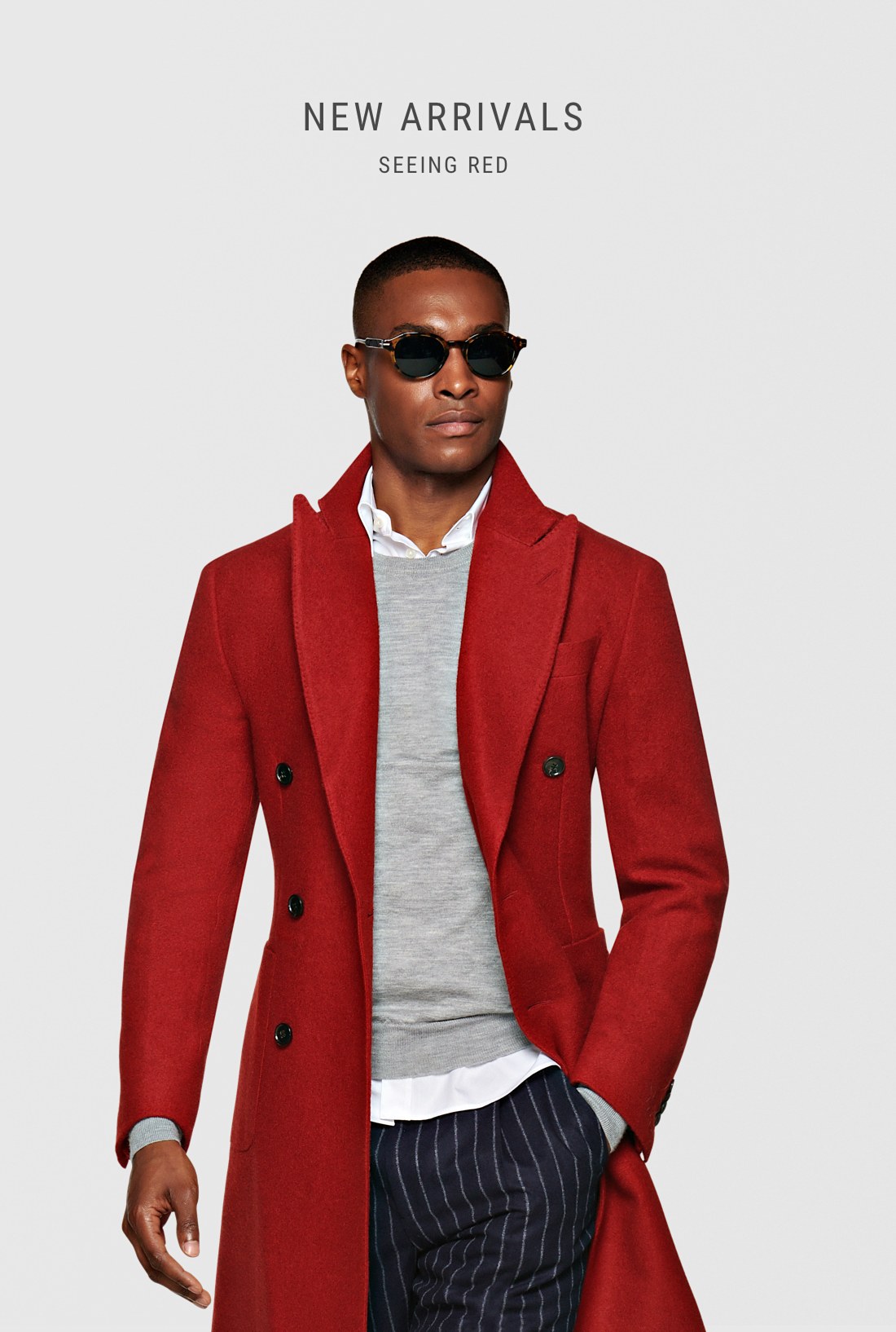 suitsupply red peacoat