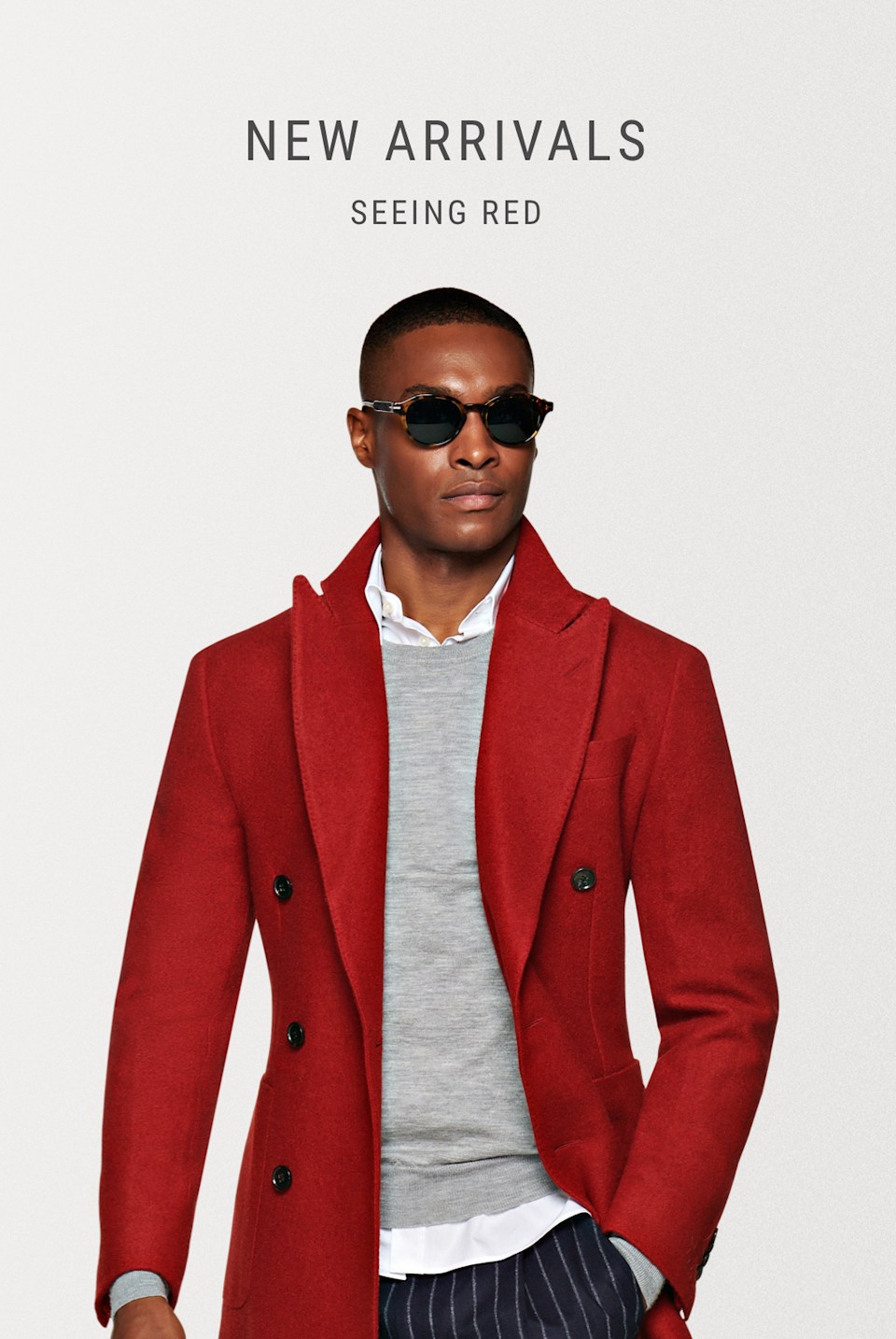 suitsupply red peacoat