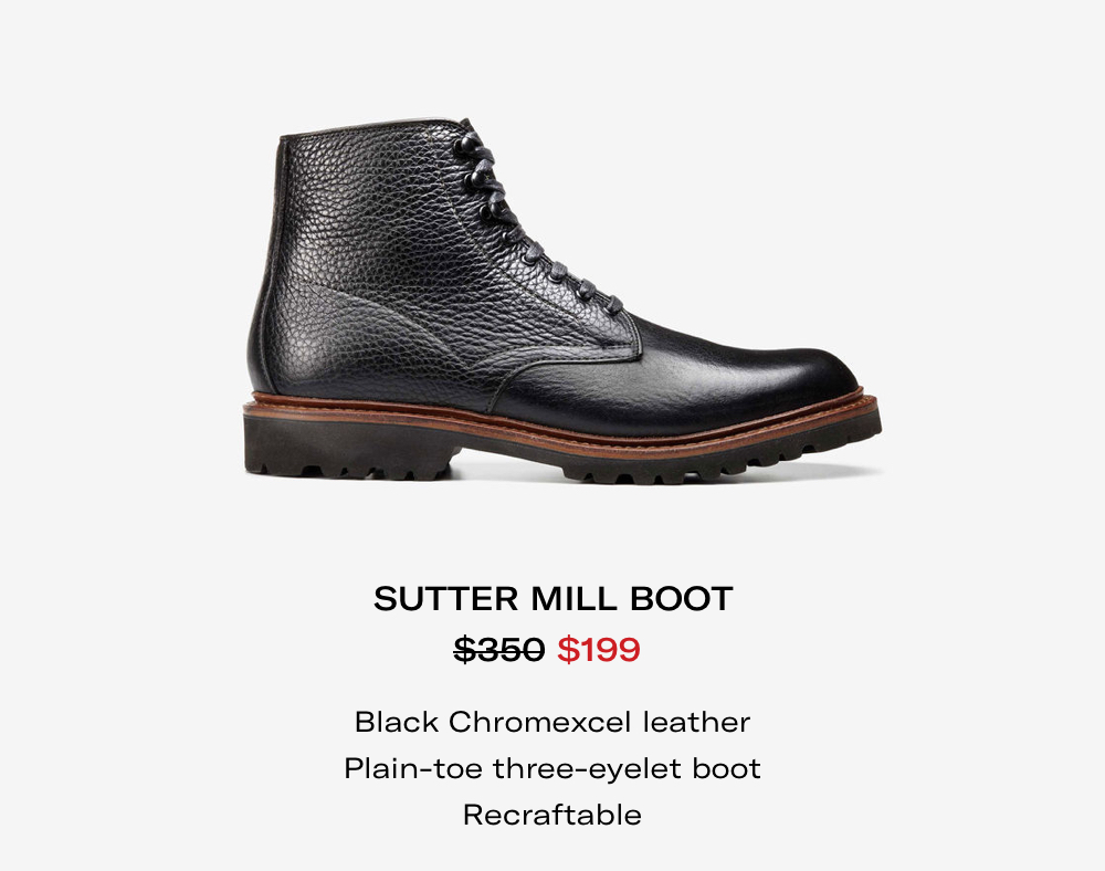 allen edmonds sutter mill boot