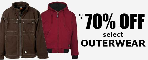 Save up to 70% on Select Outerwear