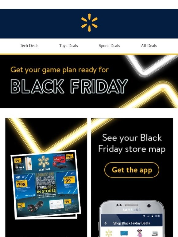 Walmart Black Friday. Store maps. Start planning. Milled