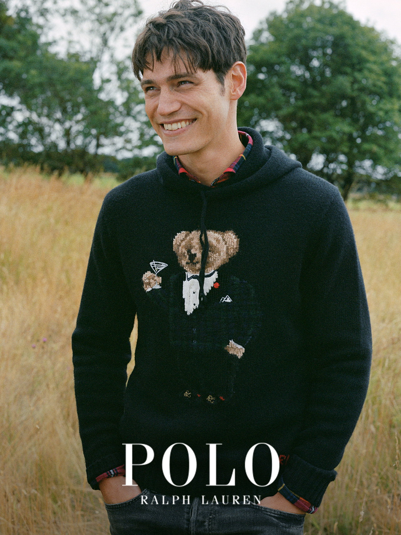 martini bear sweater