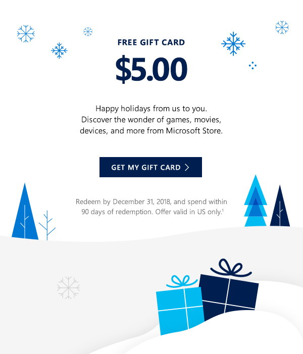 microsoft gift card free