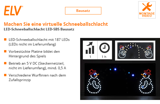 ELV Bausatz LED-Weihnachtsbaum LED-WB1, ohne LEDs, Beleuchtung