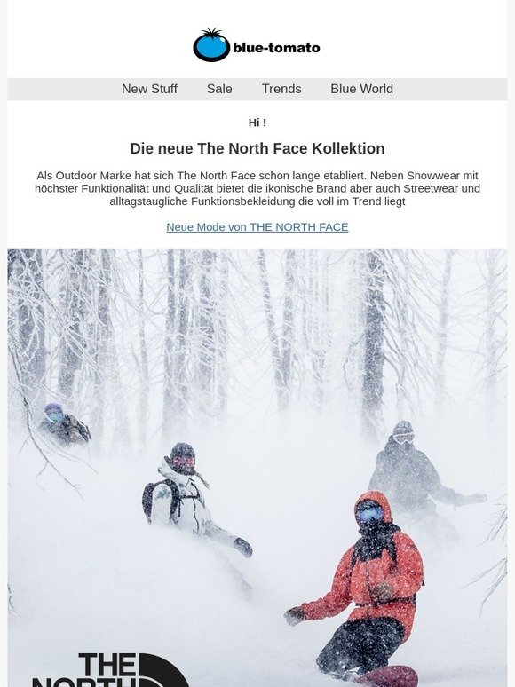 Blue Tomato : Neues von THE NORTH FACE 