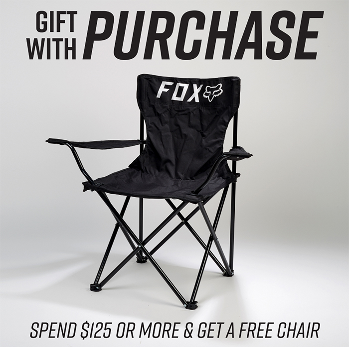 fox racing folding chair