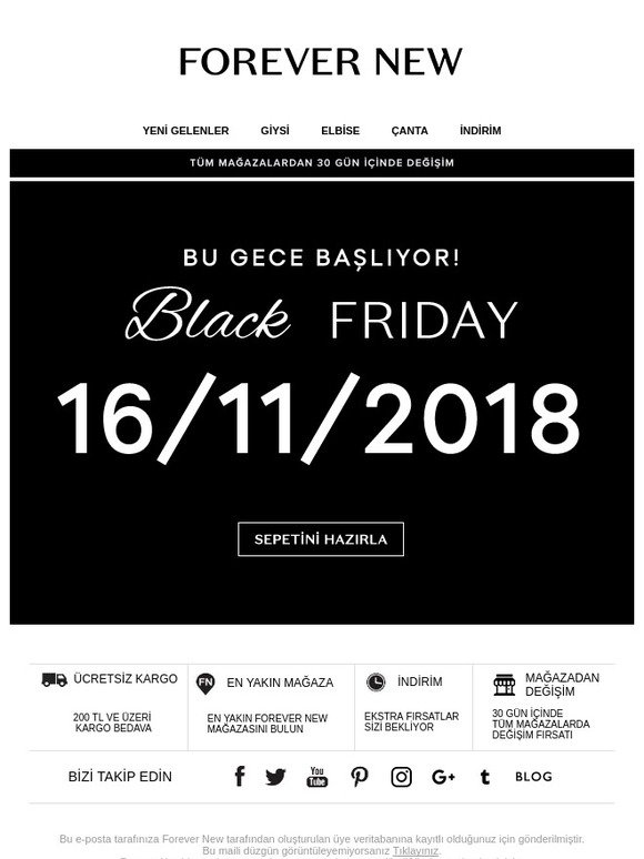 Black Friday Başlıyor!