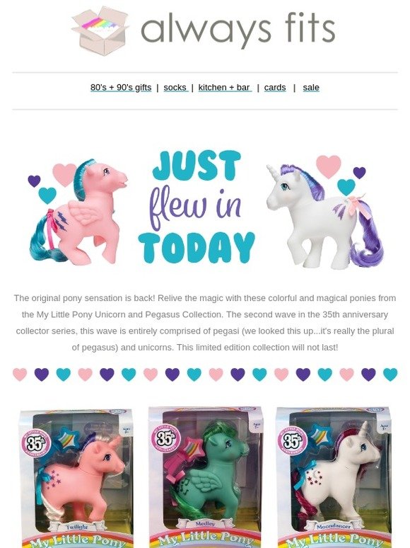 They're finally here! NEW My Little Pony Unicorn