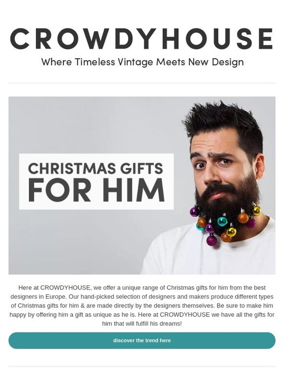 Gifts as unique as he is: Christmas Gifts For Him ✨
