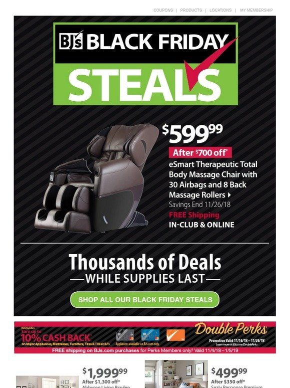 BJs Wholesale Club [Black Friday STEALS] Low prices. Great savings