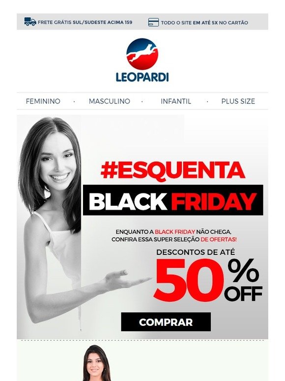 Tá Rolando! Esquenta Black Friday com até 50% OFF!