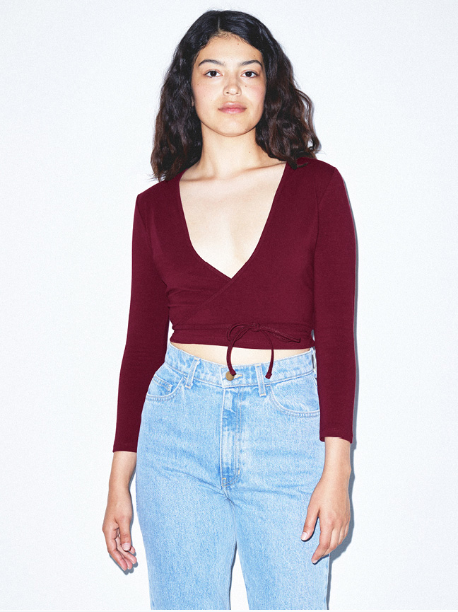 cotton spandex julliard top