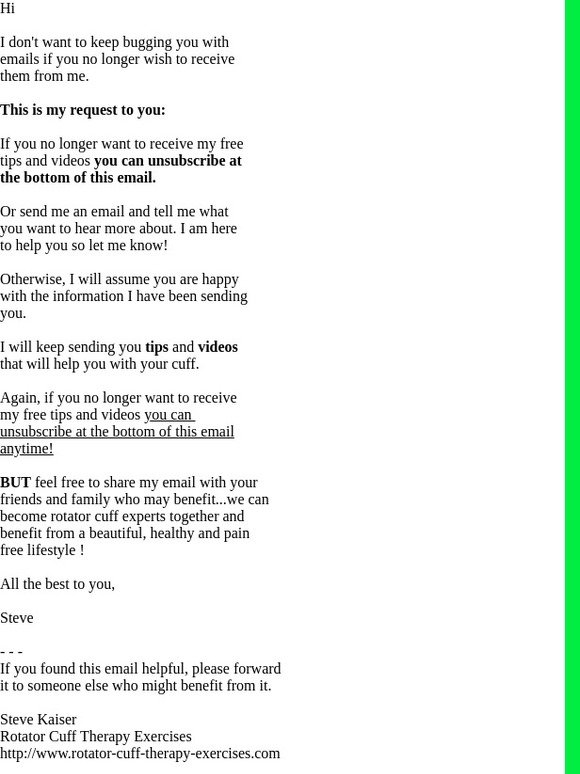 -you can Unsubscribe from my emails anytime!