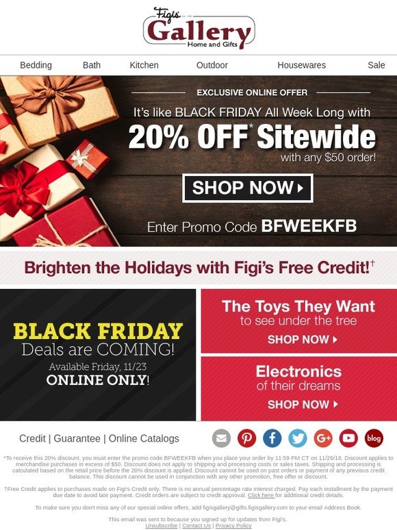 Figis 20 OFF Sitewide! Black Friday is Beginning Early! Milled