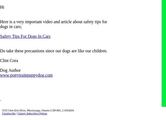 [VIDEO] Please Take These Car Safety Precautions With Your Dog