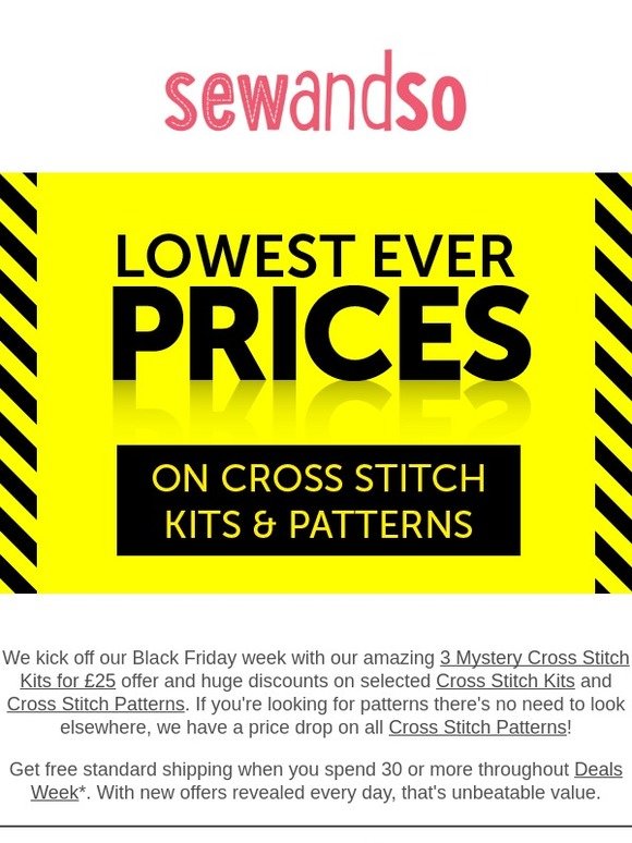 Cross Stitch Crazy: Huge savings to be had today
