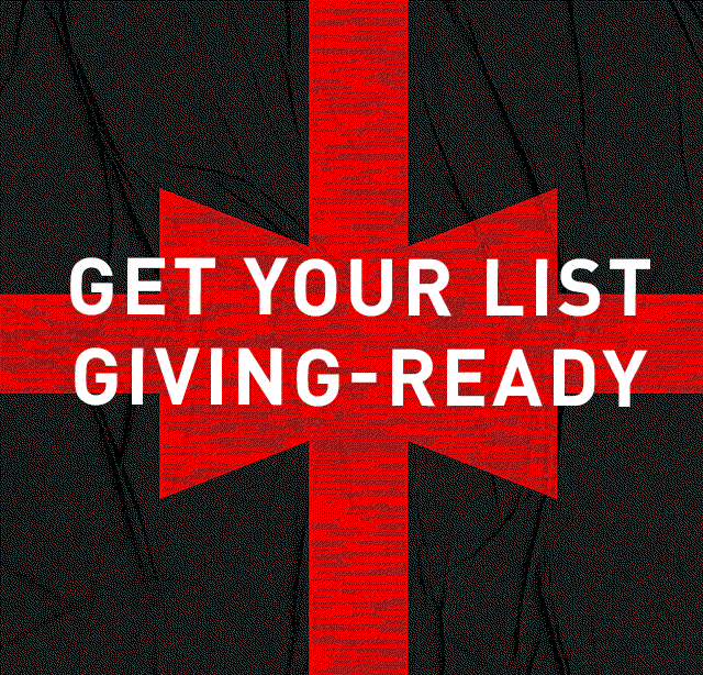 GET YOUR LIST GIVING-READY