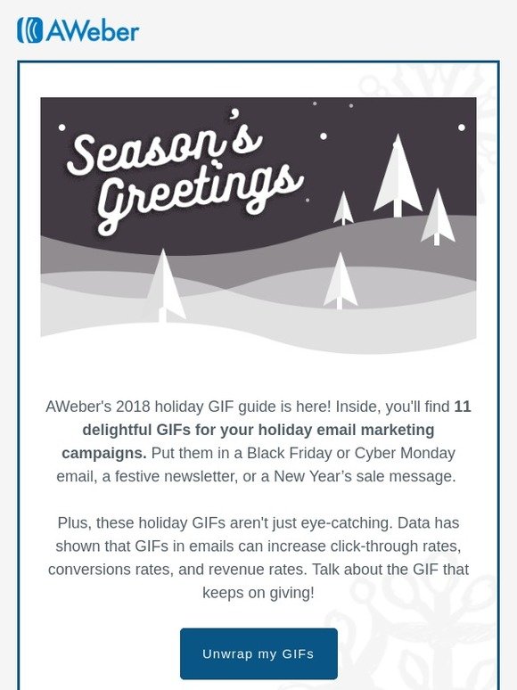 11 holiday GIFs to use in your emails