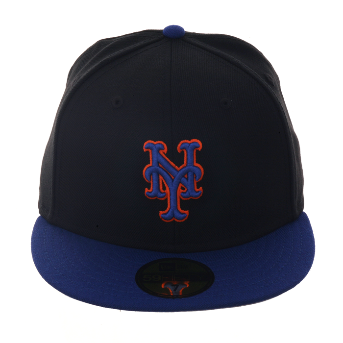 Exclusive New Era 59Fifty New York Mets 2000 Road Hat - 2T Black, Royal