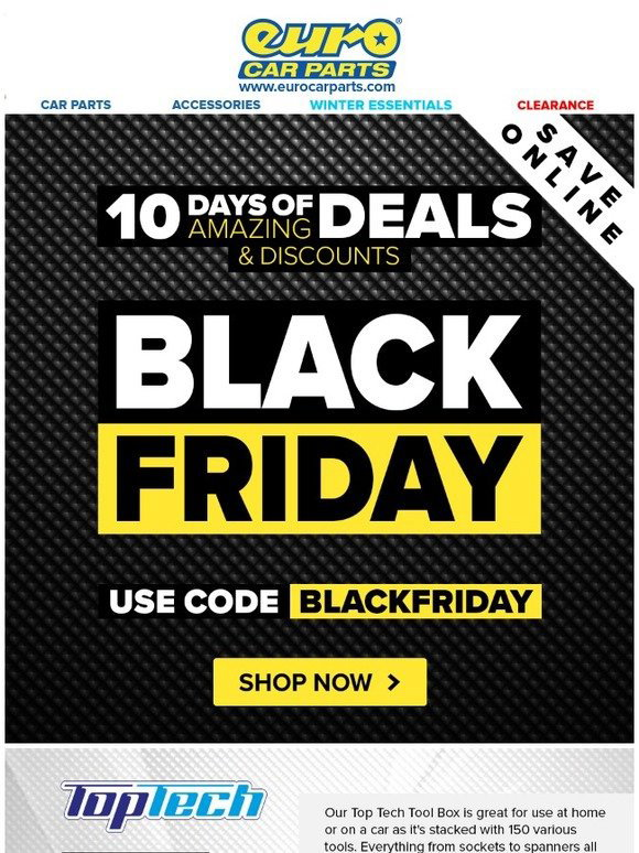 Euro Car Parts Black Friday Is HERE Massive Savings Online 50