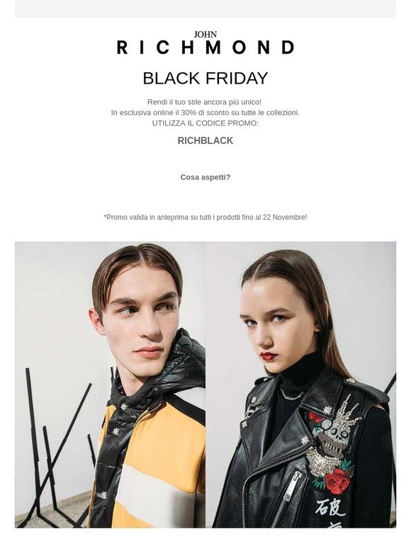 Non aspettare il Black Friday!