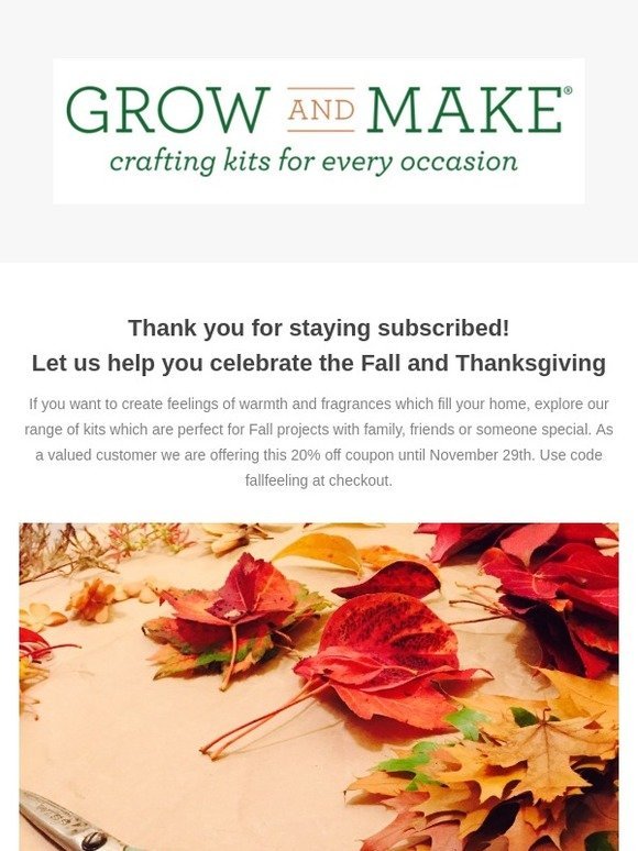 DIY Feelings of Fall from Grow and Make