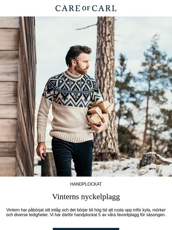 Vi introducerar vinterns nyckelplagg