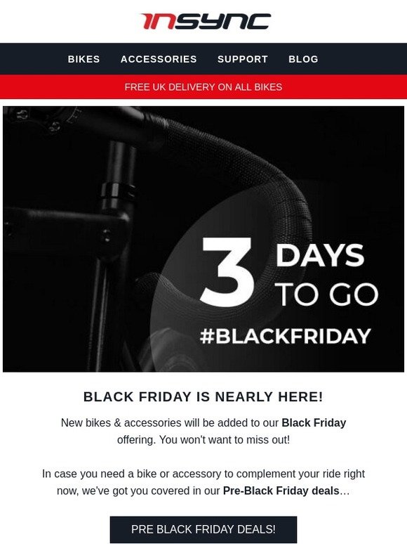 3 days to Black Friday...