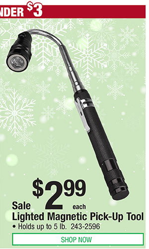 Lighted Magnetic Pick-Up Tool
