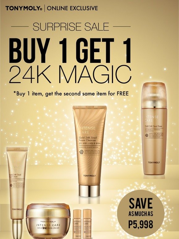 Surprise Sale! BUY 1 GET 1, To Snail That Perfect Look!