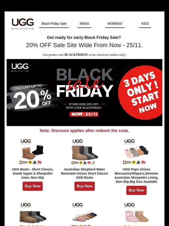 black friday deals 2018 ugg