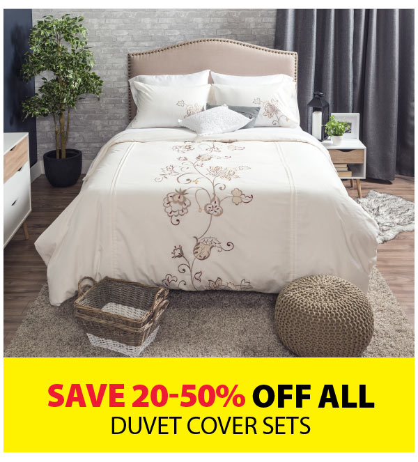 Save 20-50% off ALL Duvet Cover Sets
