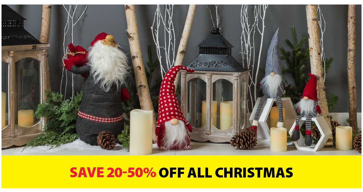 Save 20-50% off ALL Christmas
