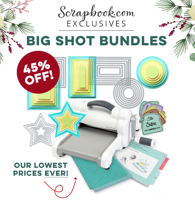 Sizzix - Big Shot Machine Die Cutting Bundle - Nested Flowers