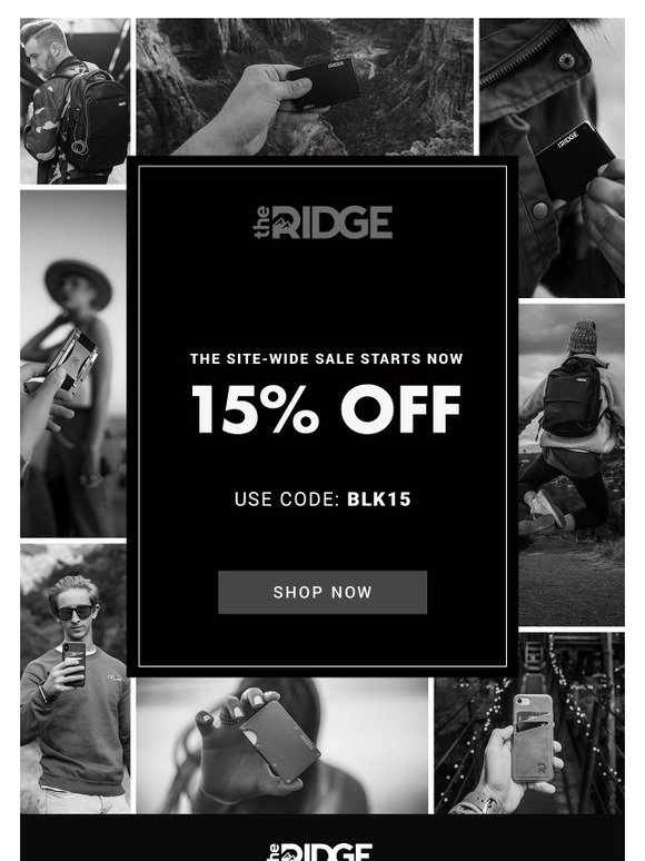 The Ridge Wallet The Black Friday Deal Is Here Milled