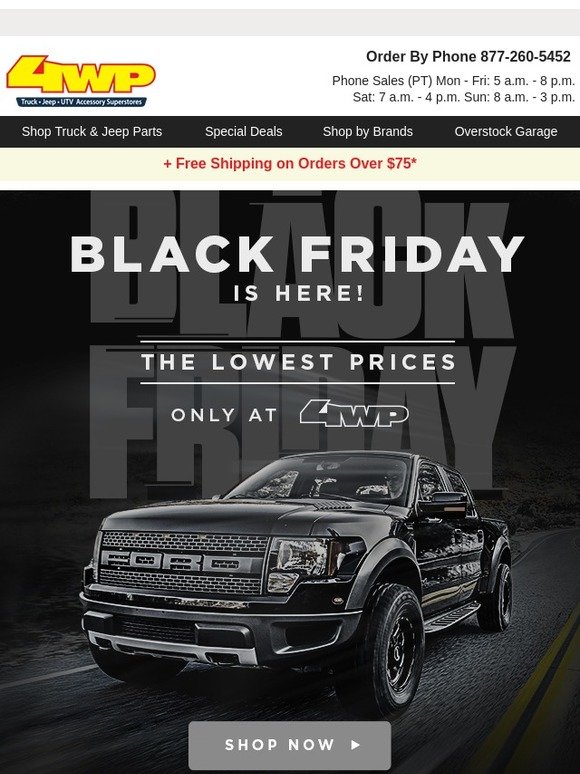 diesel truck parts black friday