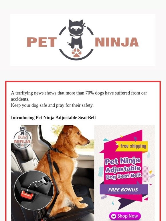 Pet ninja car outlet seat