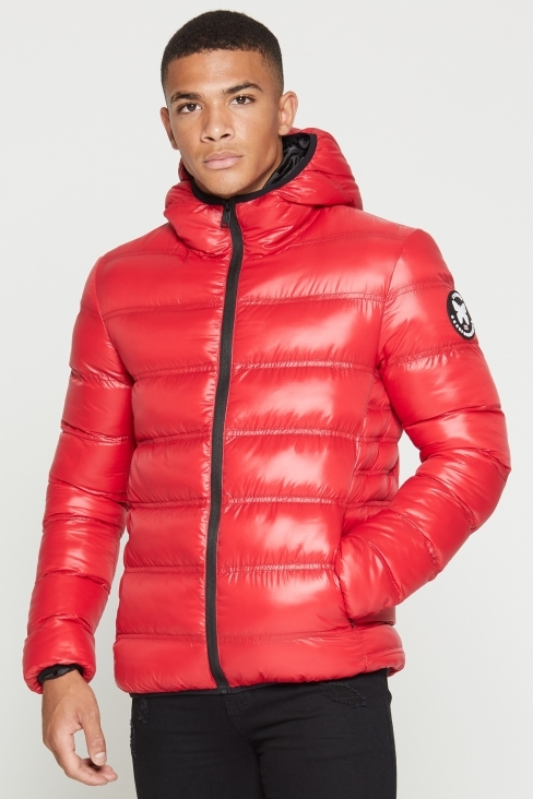 Good for nothing sale red puffer jacket