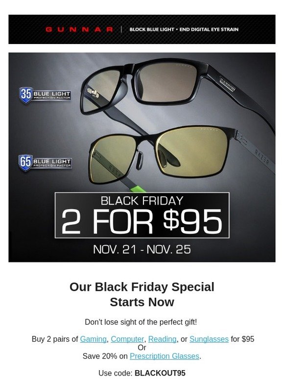 black friday prescription sunglasses