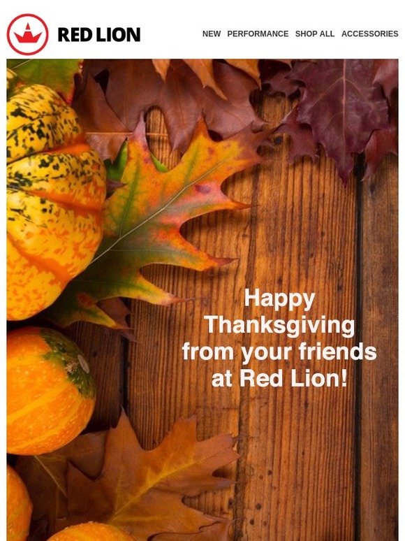 Happy Thanksgiving from Red Lion!