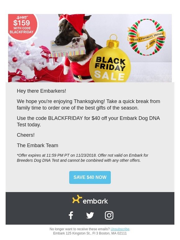 embark black friday