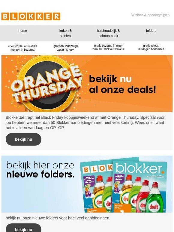 Orange Thursday: bekijk nu onze deals