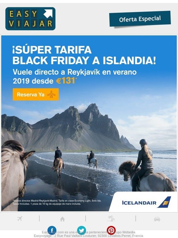 Especial Black Friday: ¡Islandia te espera!