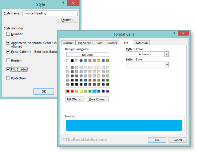 Modify Cell
Style Dialog in Microsoft Excel 2007 2010 2013 2016 365 2019 Modify Cell Style Dialog in Microsoft Excel 2007 2010 2013 2016 365 2019